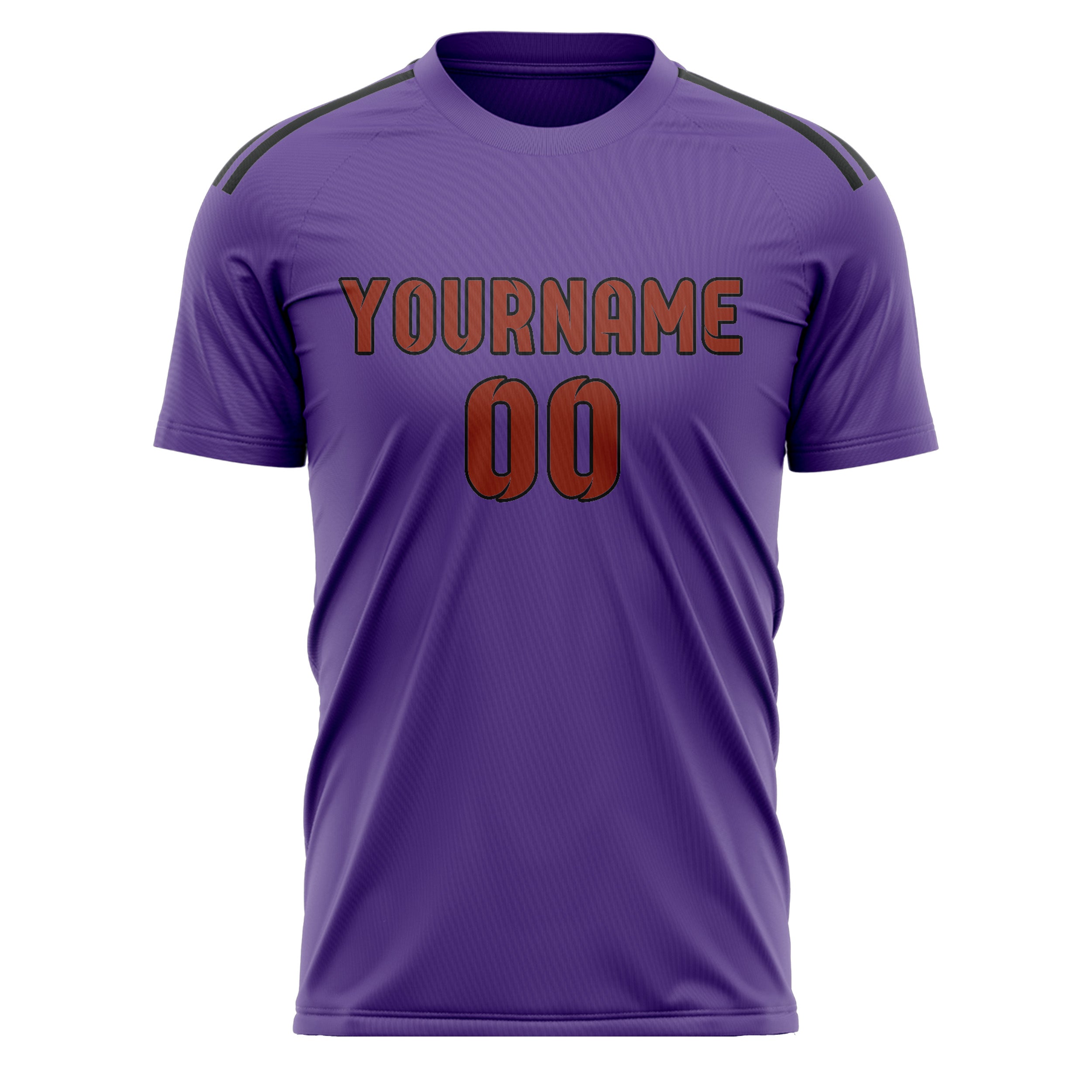 Benutzerdefiniertes Professionelles Lavendel Korallenrot Fußballtrikot