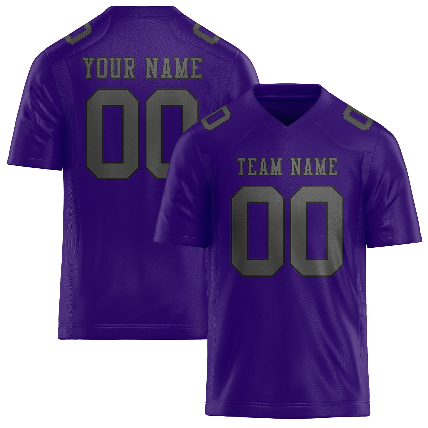 Maglia da rugby personalizzata professionale color lavanda grigio scuro