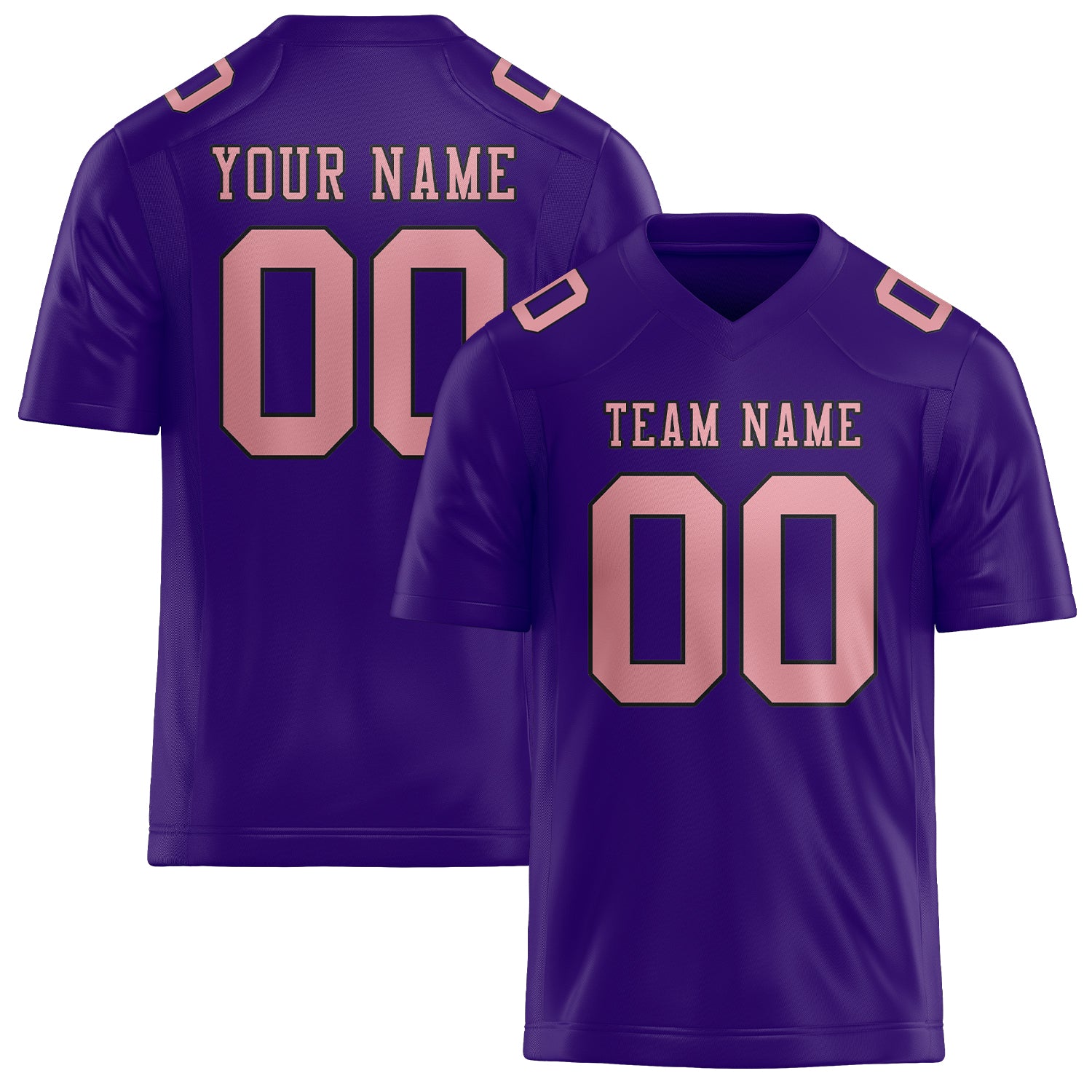 Maglia da rugby professionale personalizzata rosa lavanda