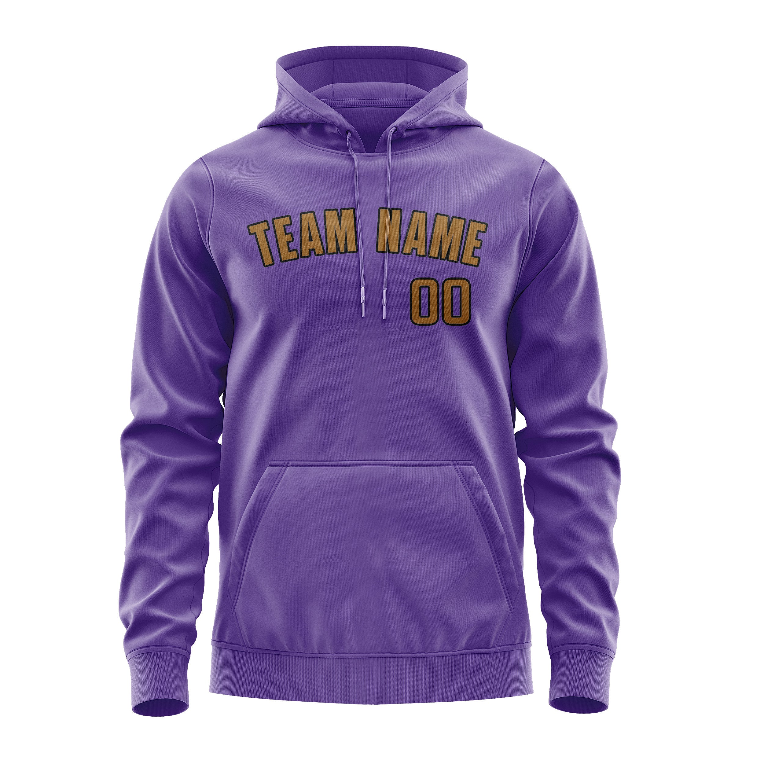 Maßgeschneidertes Lavendel Khaki Hoodie