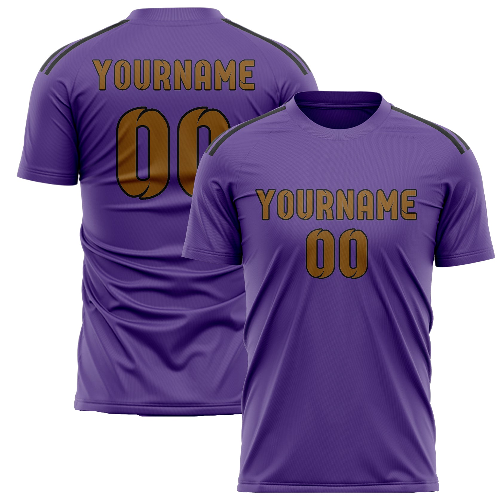 Benutzerdefiniertes Professionelles Lavendel Khaki Fußballtrikot