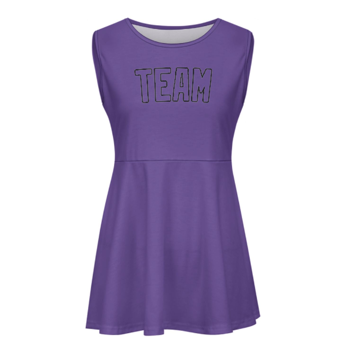 Maßgeschneidertes Lavendel Lavendel Cheerleader-Kleid