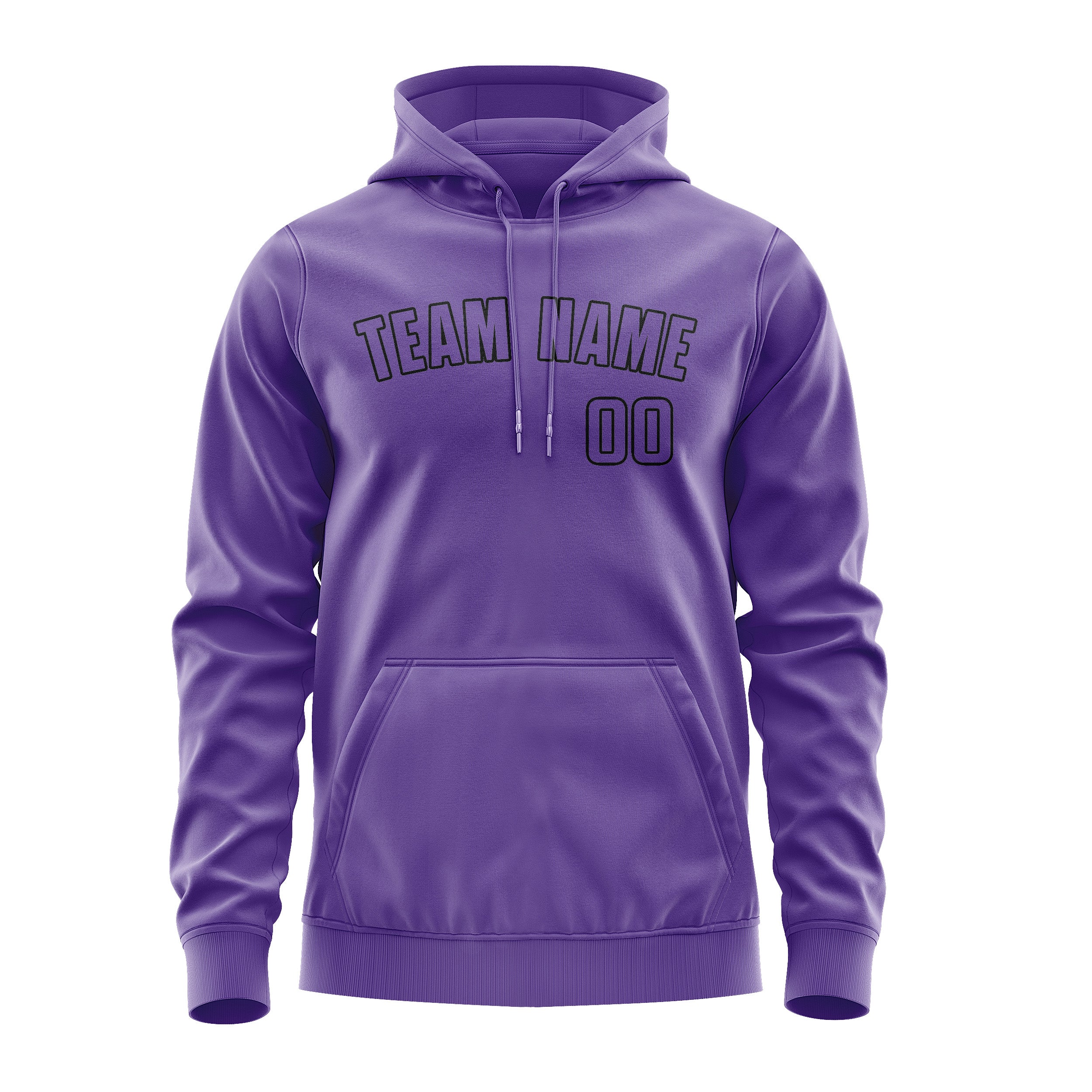 Maßgeschneidertes Lavendel Lavendel Hoodie