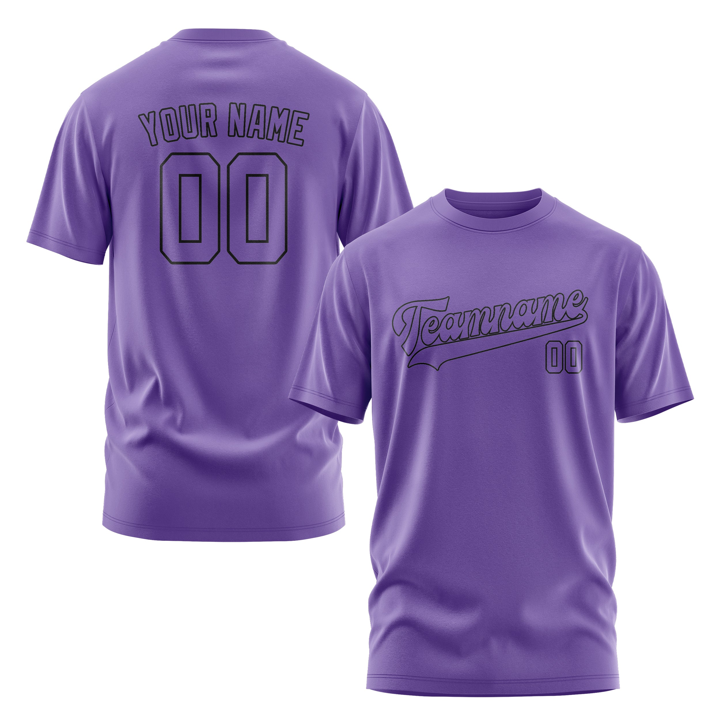 Maßgeschneidertes Lavendel Lavendel T-Shirt