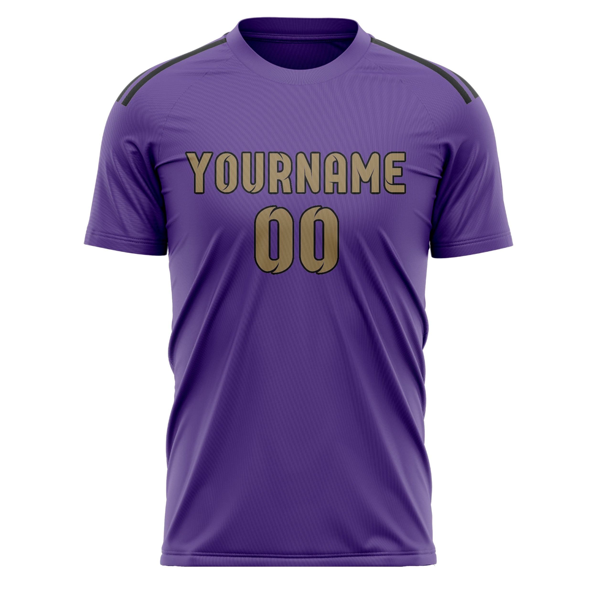 Benutzerdefiniertes Professionelles Lavendel Hellkhaki Fußballtrikot