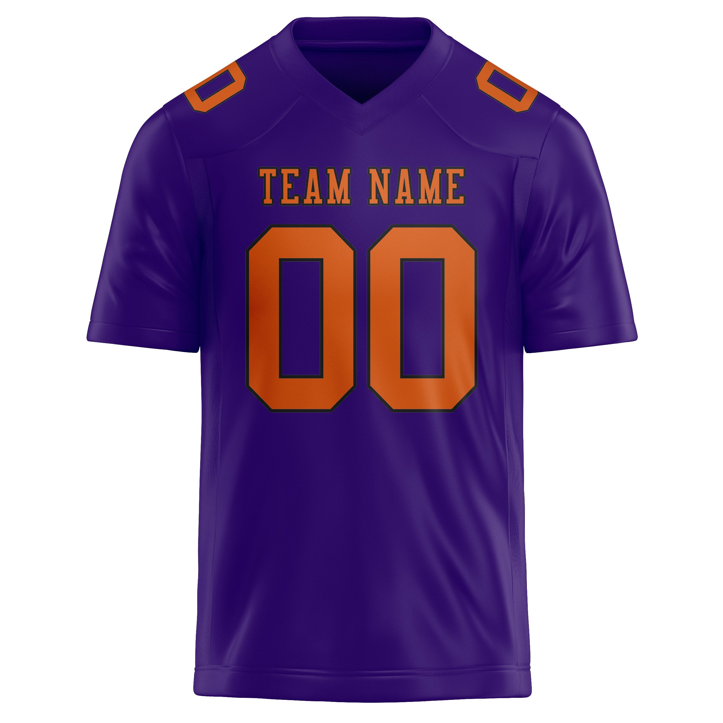 Maglia da rugby professionale personalizzata color lavanda e arancione