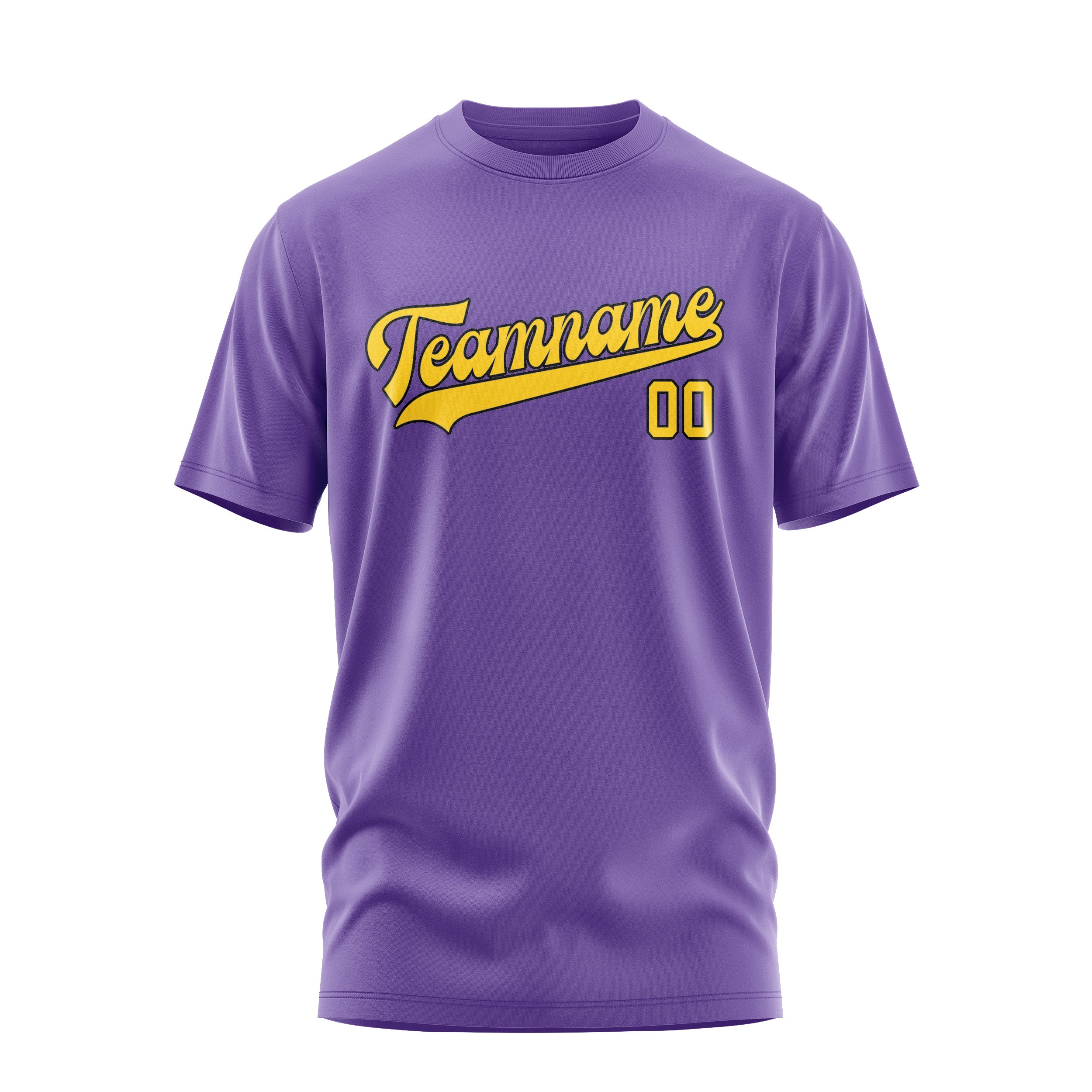Maßgeschneidertes Lavendel Gold T-Shirt
