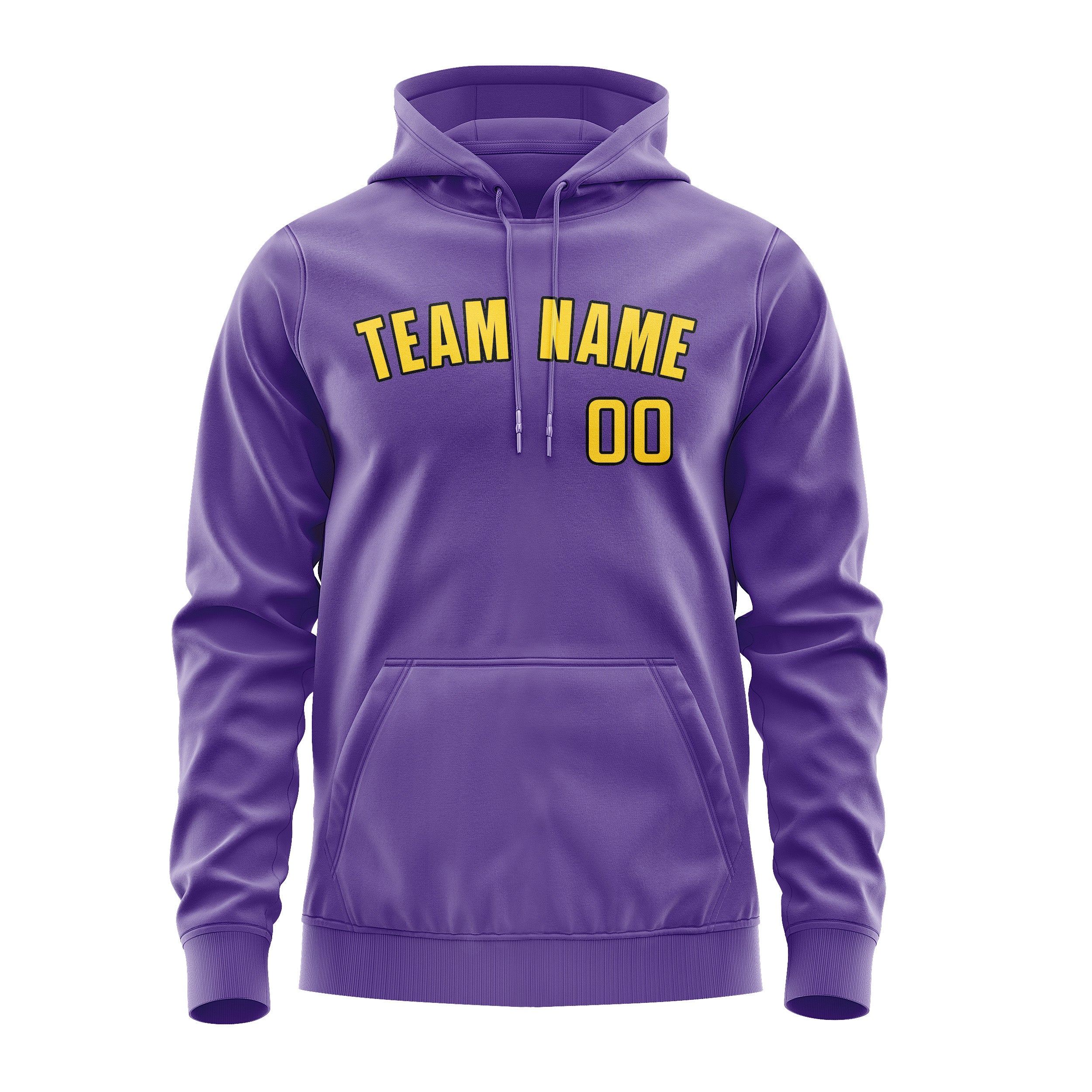 Maßgeschneidertes Lavendel Gold Hoodie