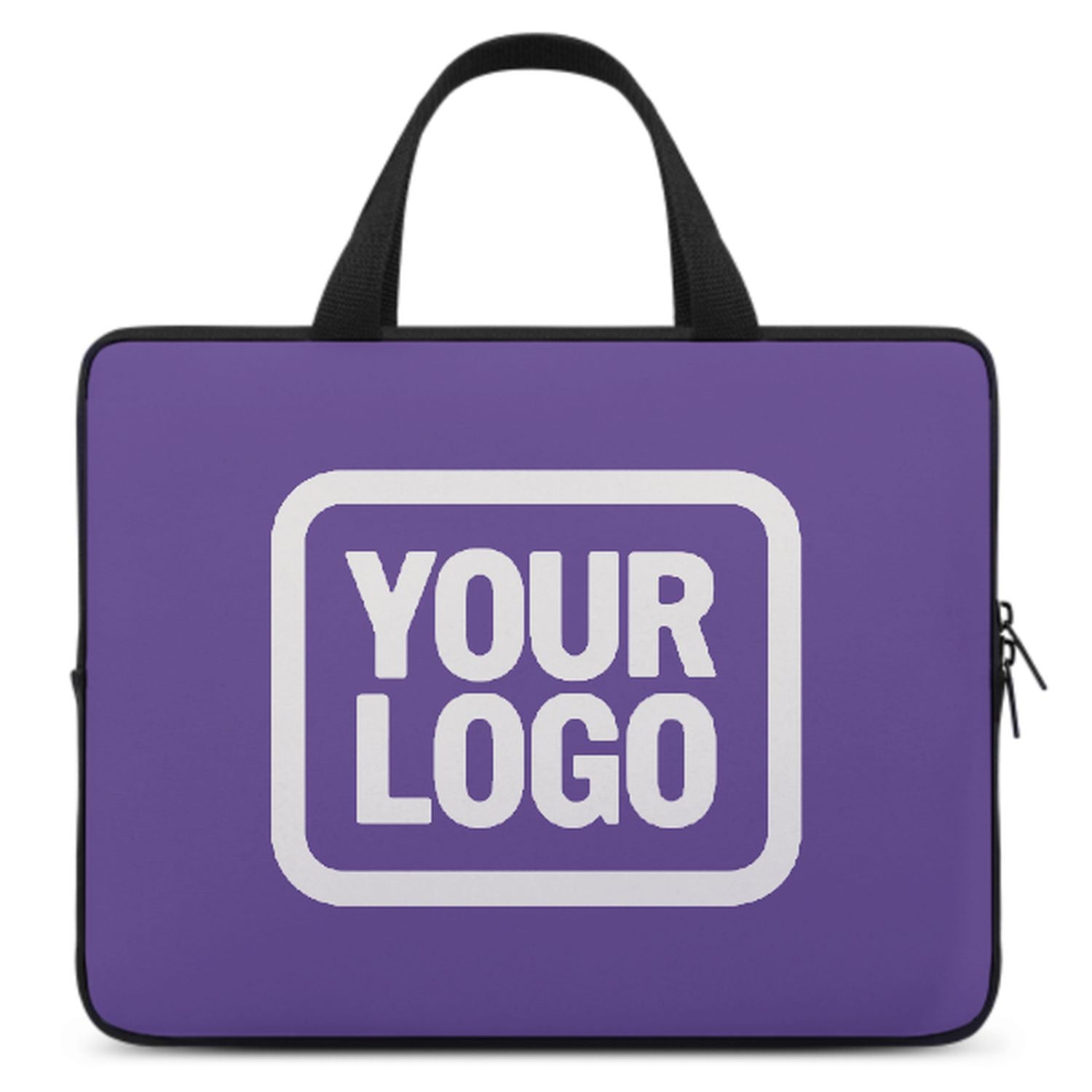 Maßgeschneidertes Lavendel White Laptop Tasche
