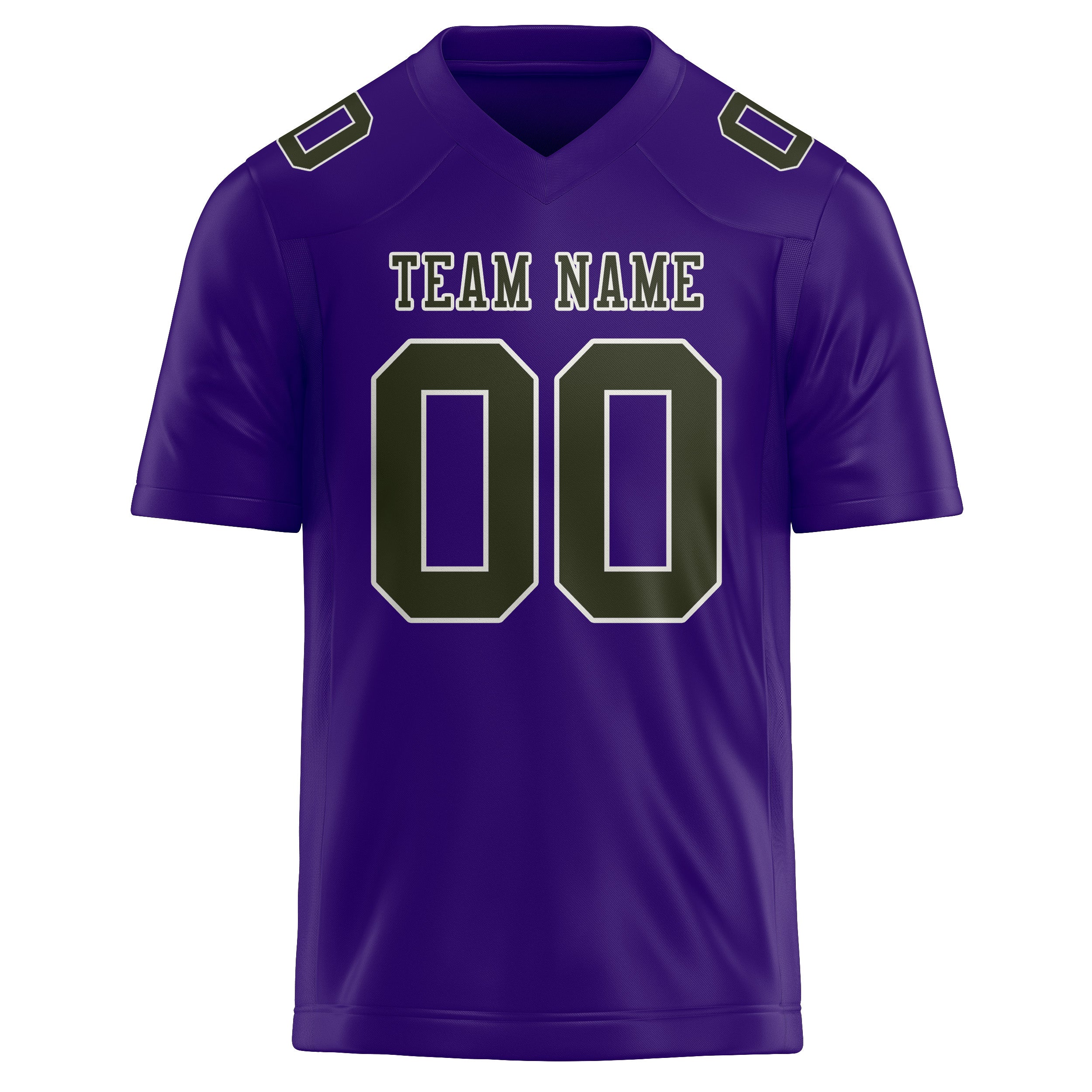 Maglia da rugby personalizzata color lavanda scuro oliva