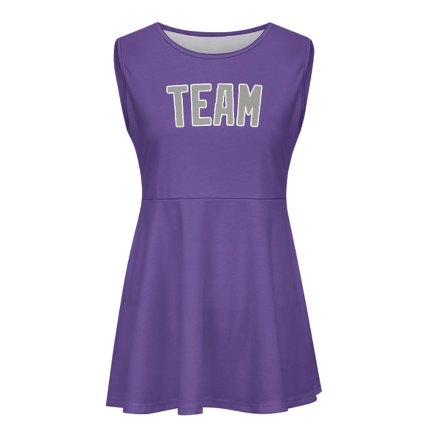 Maßgeschneidertes Lavendel Grau Cheerleader-Kleid