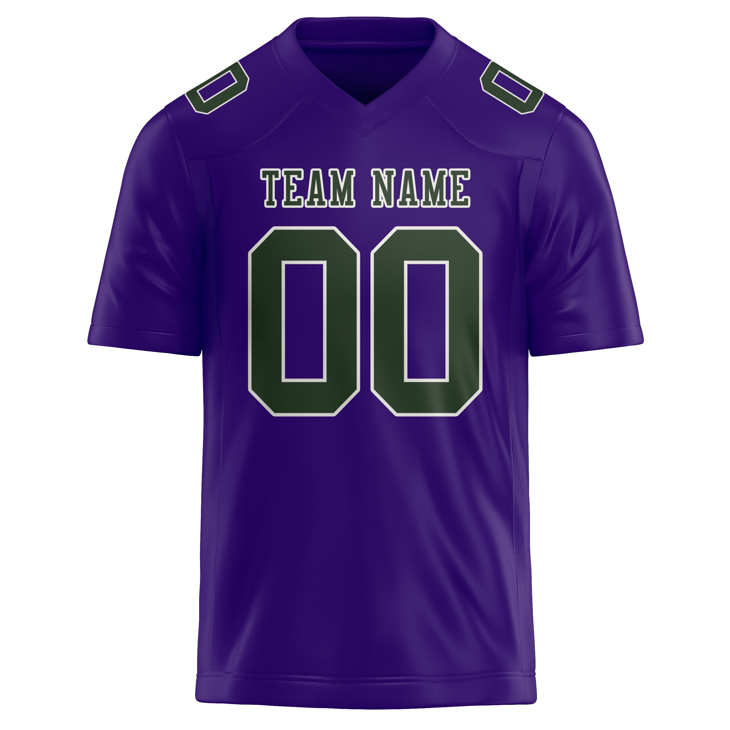 Maglia da rugby professionale verde lavanda su misura