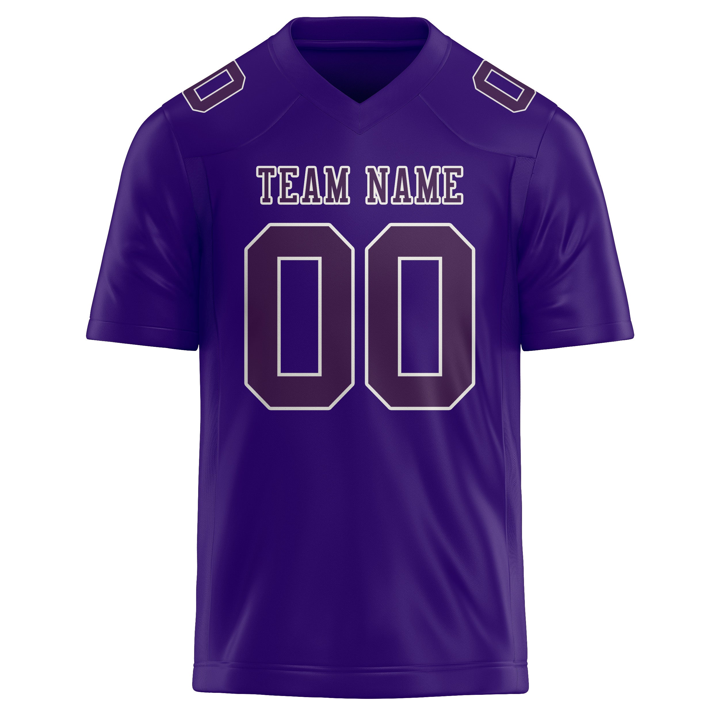 Maglia da rugby viola lavanda professionale personalizzata