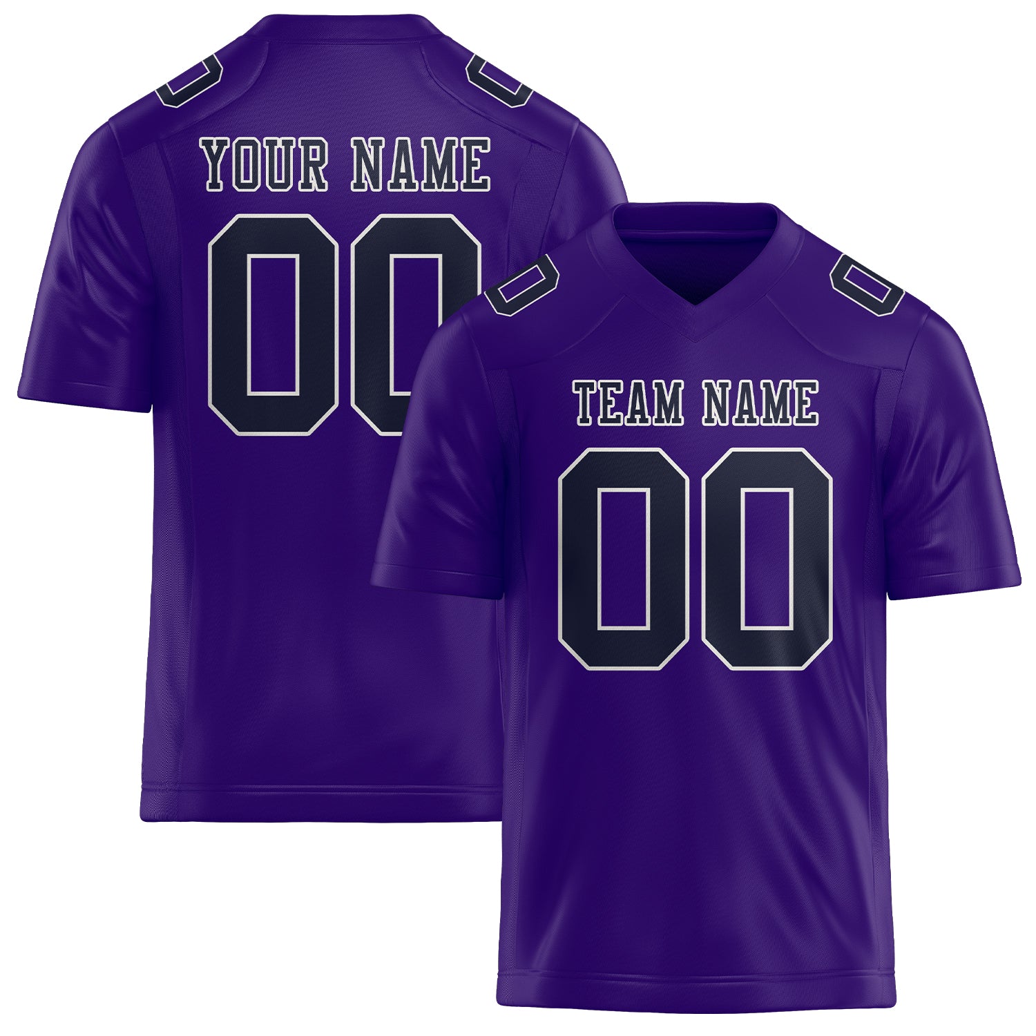 Maglia da rugby personalizzata professionale color lavanda e blu acciaio