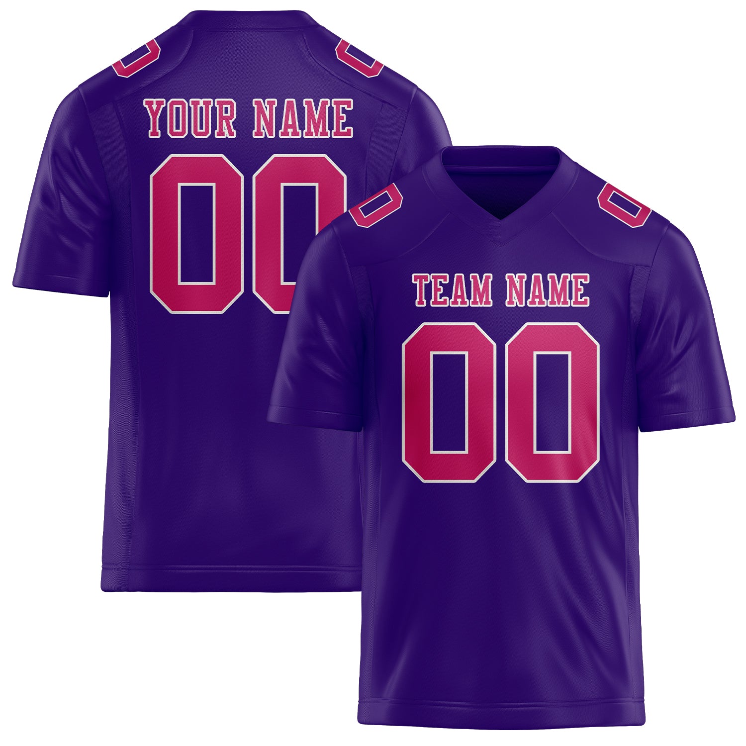 Maglia da rugby professionale personalizzata rosa lavanda