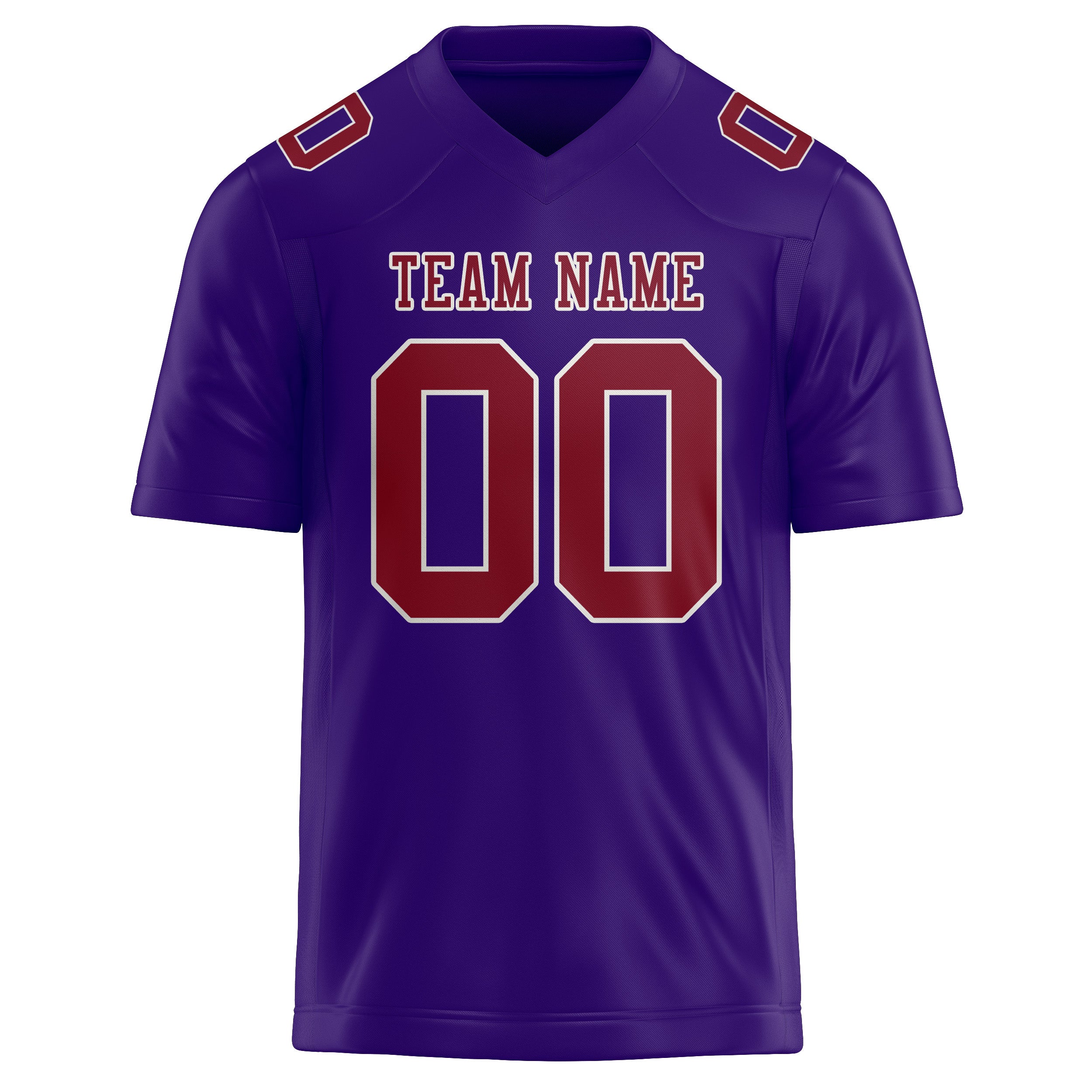 Maglia da rugby personalizzata professionale color lavanda e cremisi
