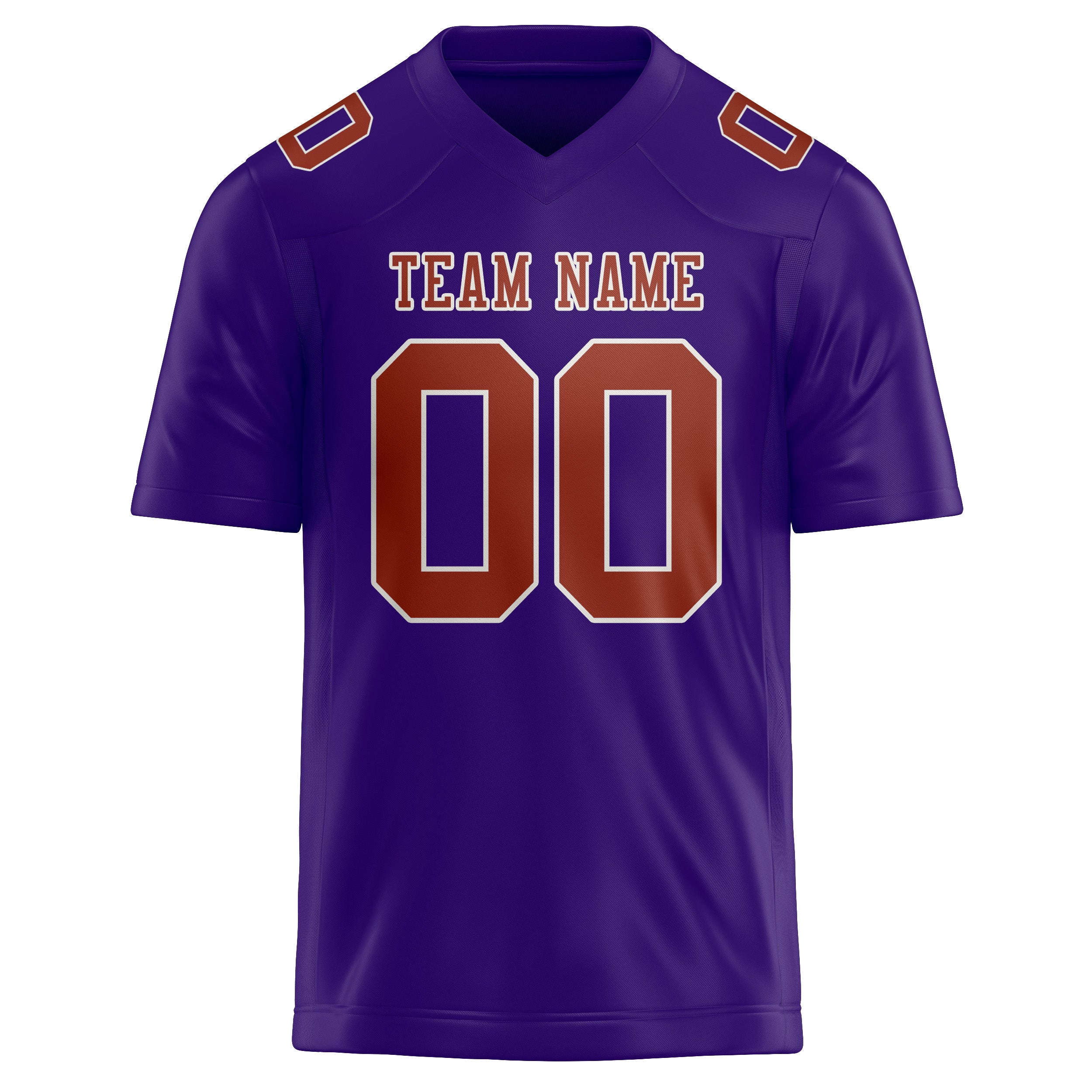 Maglia da rugby personalizzata color corallo lavanda professionale