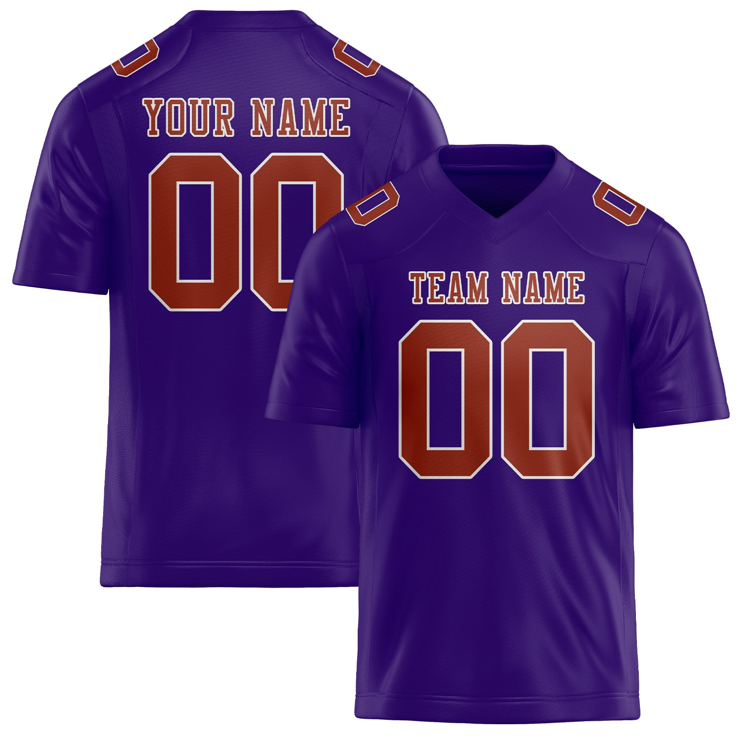 Maglia da rugby personalizzata color corallo lavanda professionale