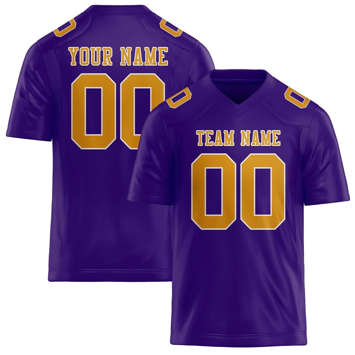 Maglia da rugby professionale personalizzata color giallo lavanda