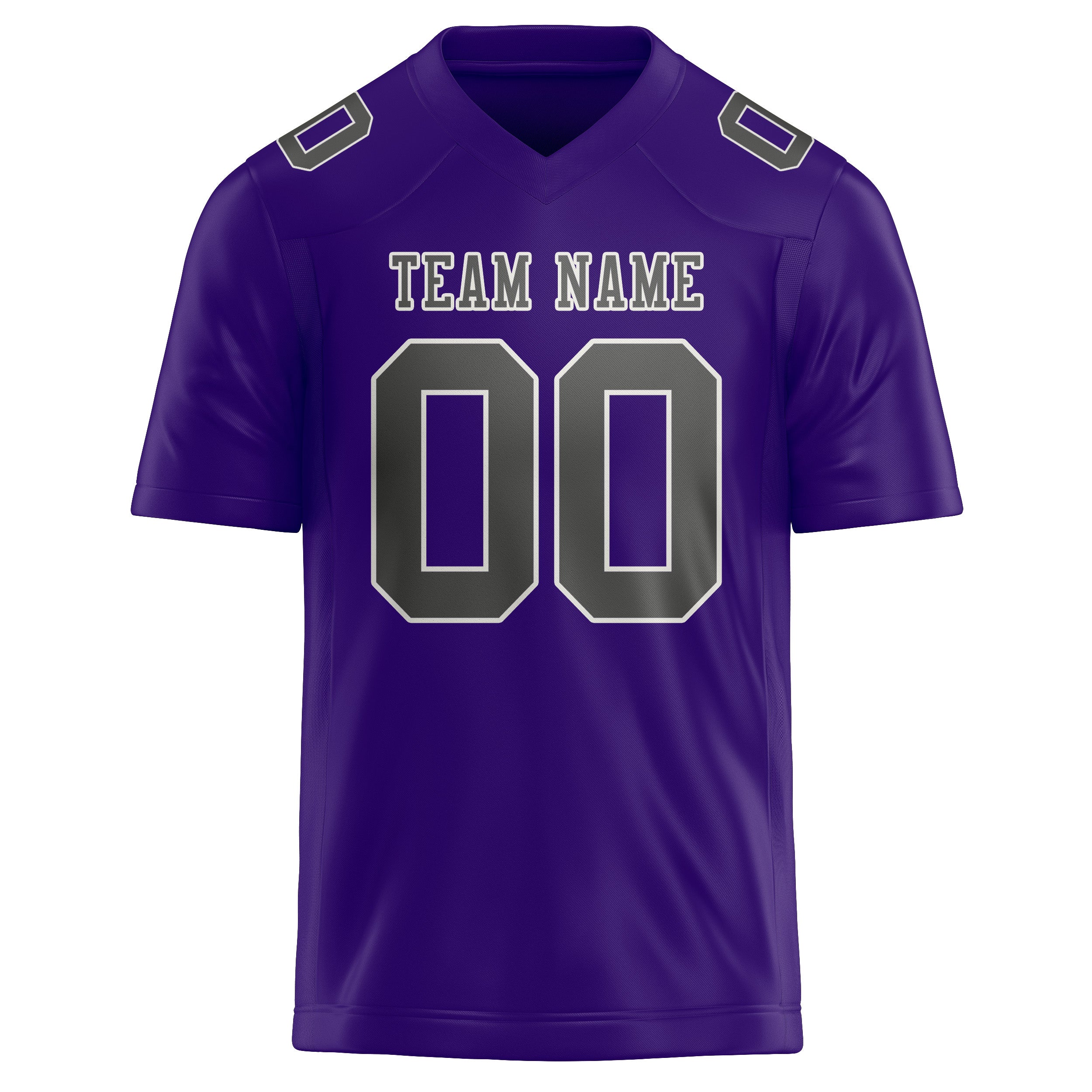 Maglia da rugby personalizzata professionale color lavanda grigio scuro
