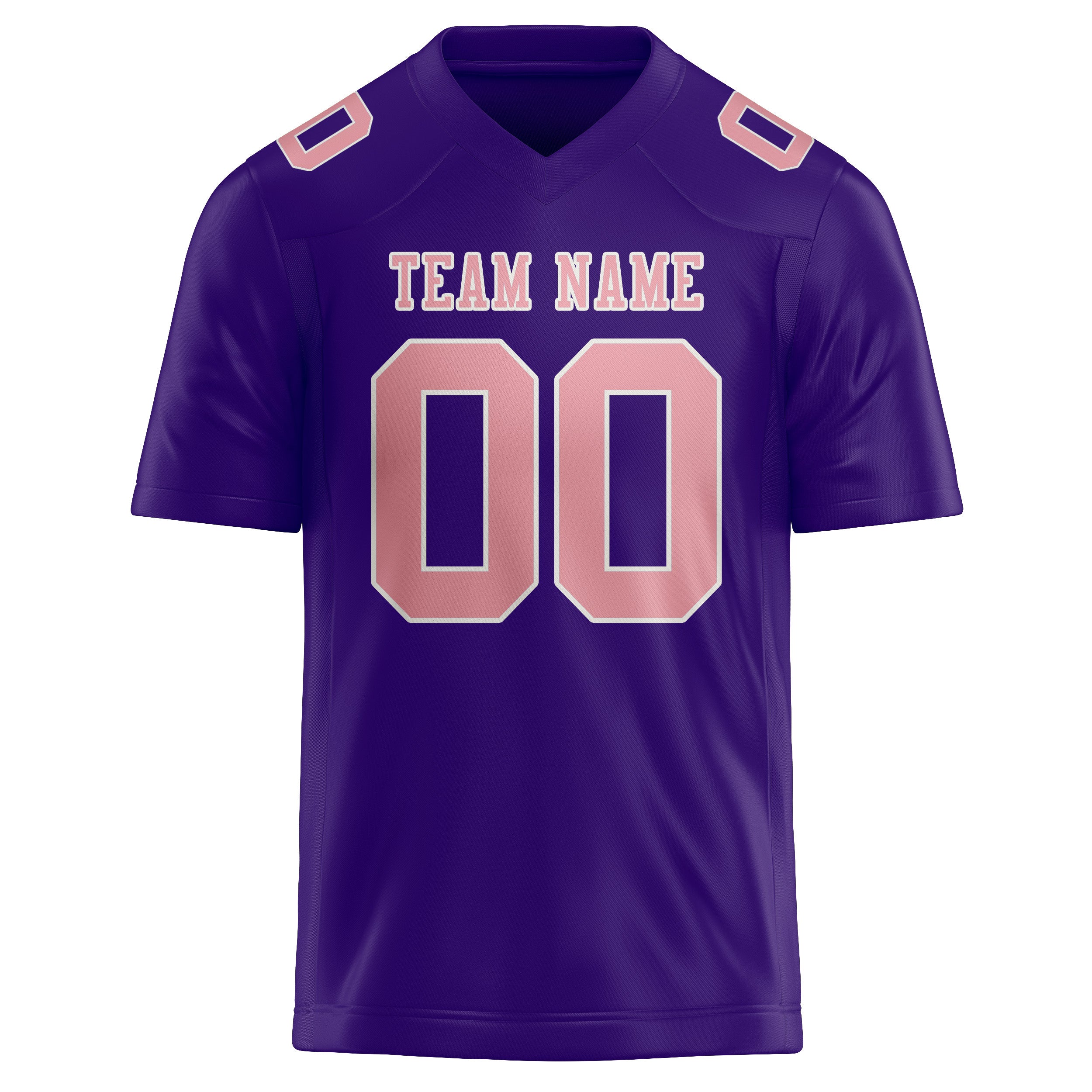 Maglia da rugby professionale personalizzata rosa lavanda