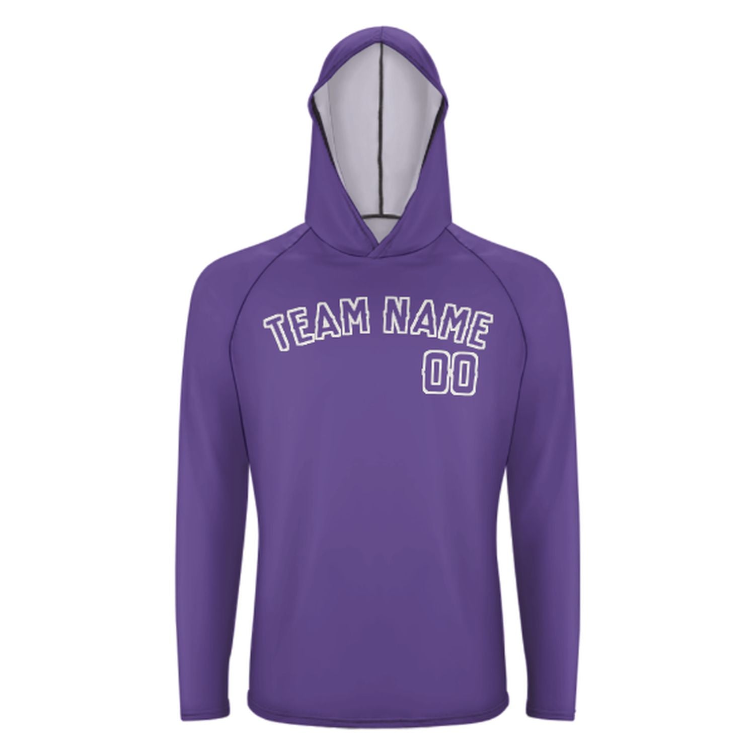 Maßgeschneidertes Lavendel Lavendel UV-Hoodie