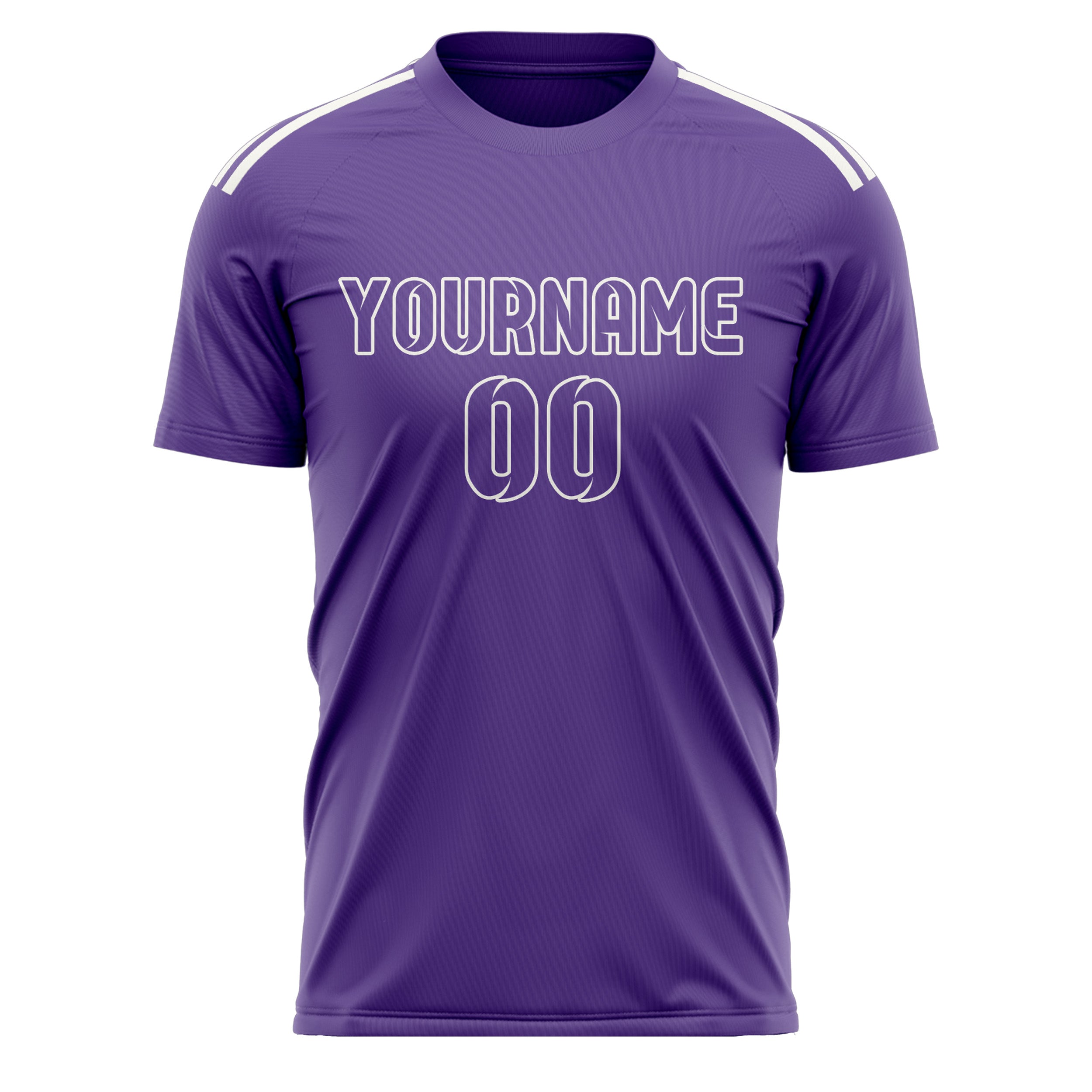 Benutzerdefiniertes Professionelles Lavendel Lavendel Fußballtrikot