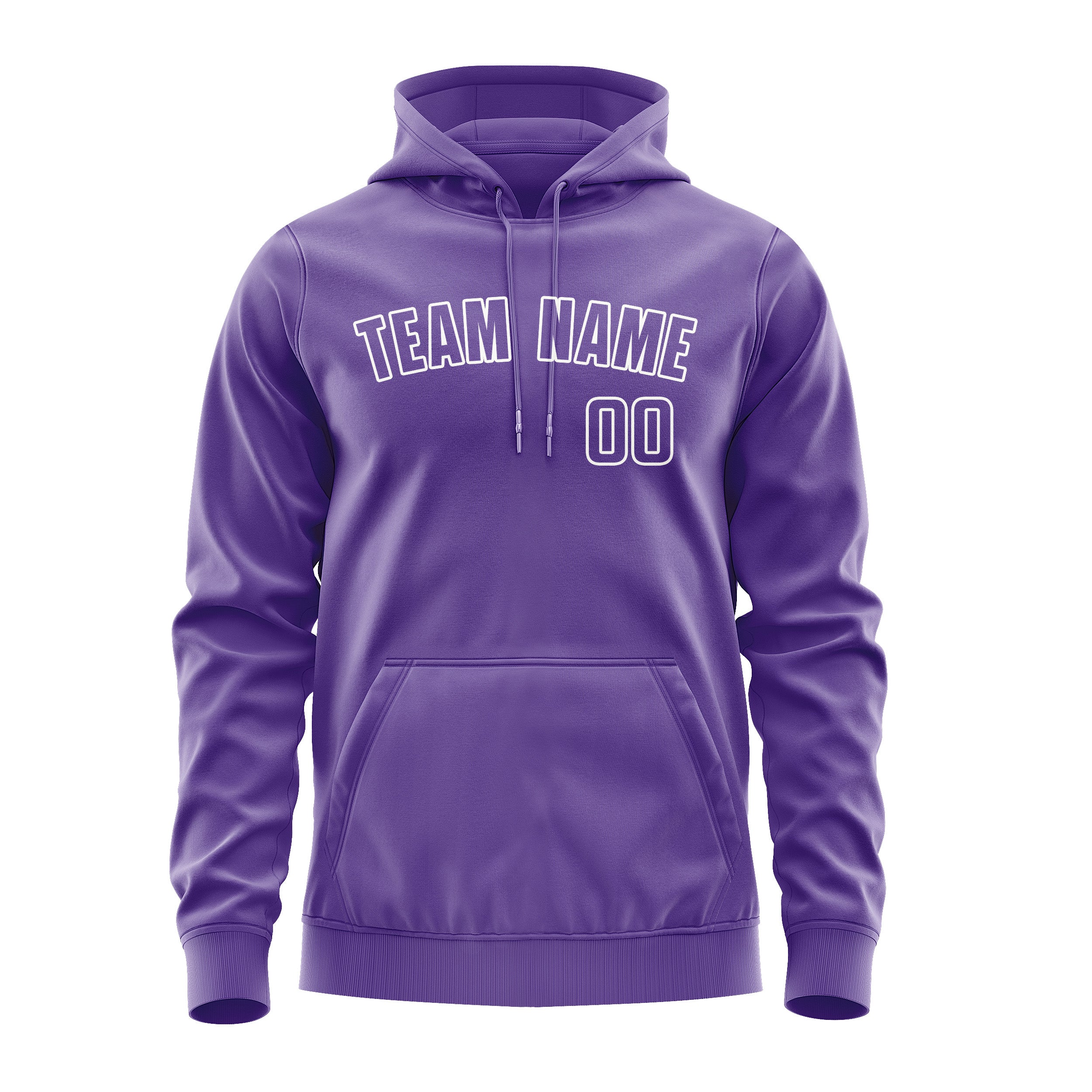Maßgeschneidertes Lavendel Lavendel Hoodie