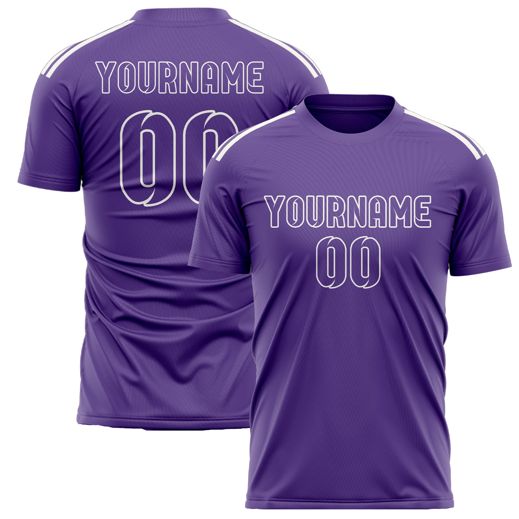 Benutzerdefiniertes Professionelles Lavendel Lavendel Fußballtrikot