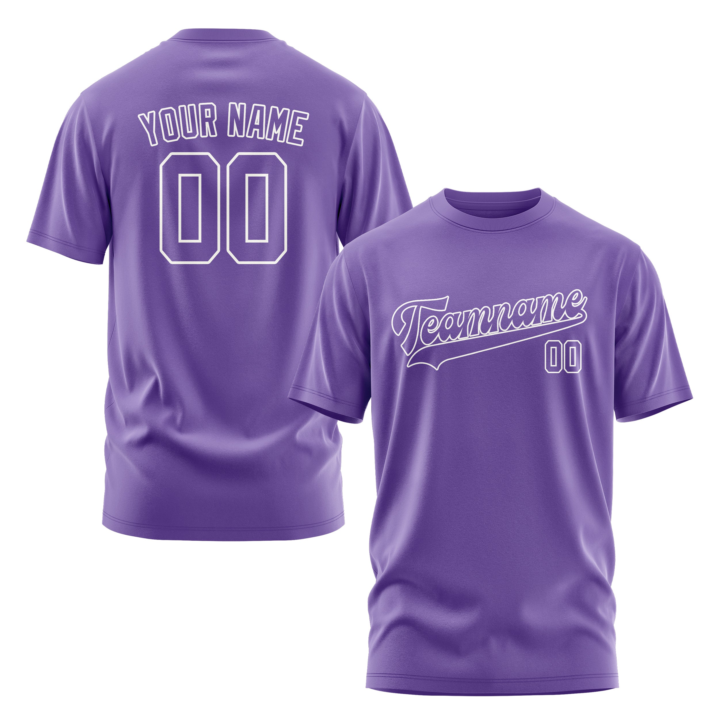Maßgeschneidertes Lavendel Lavendel T-Shirt