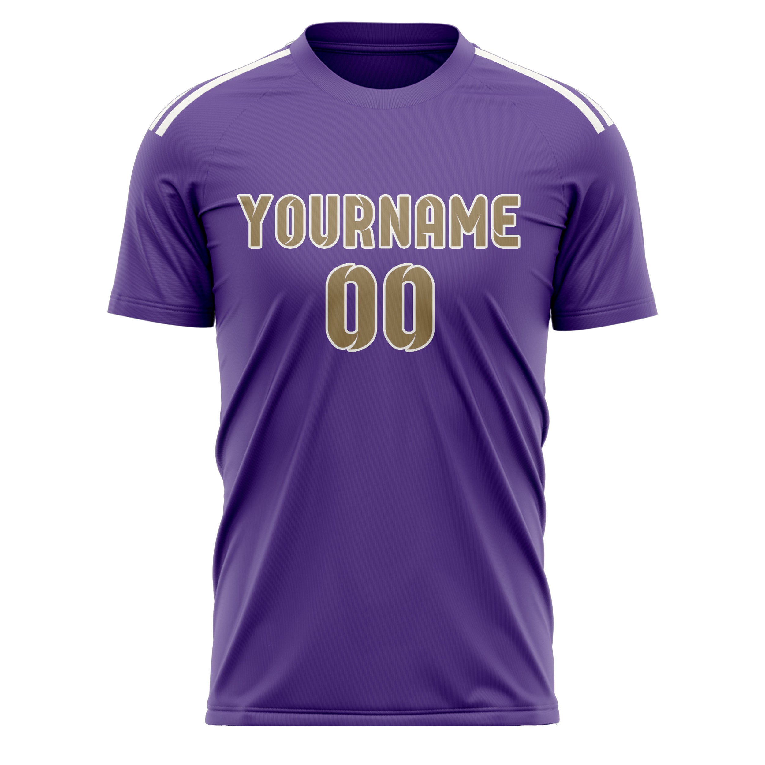 Benutzerdefiniertes Professionelles Lavendel Hellkhaki Fußballtrikot