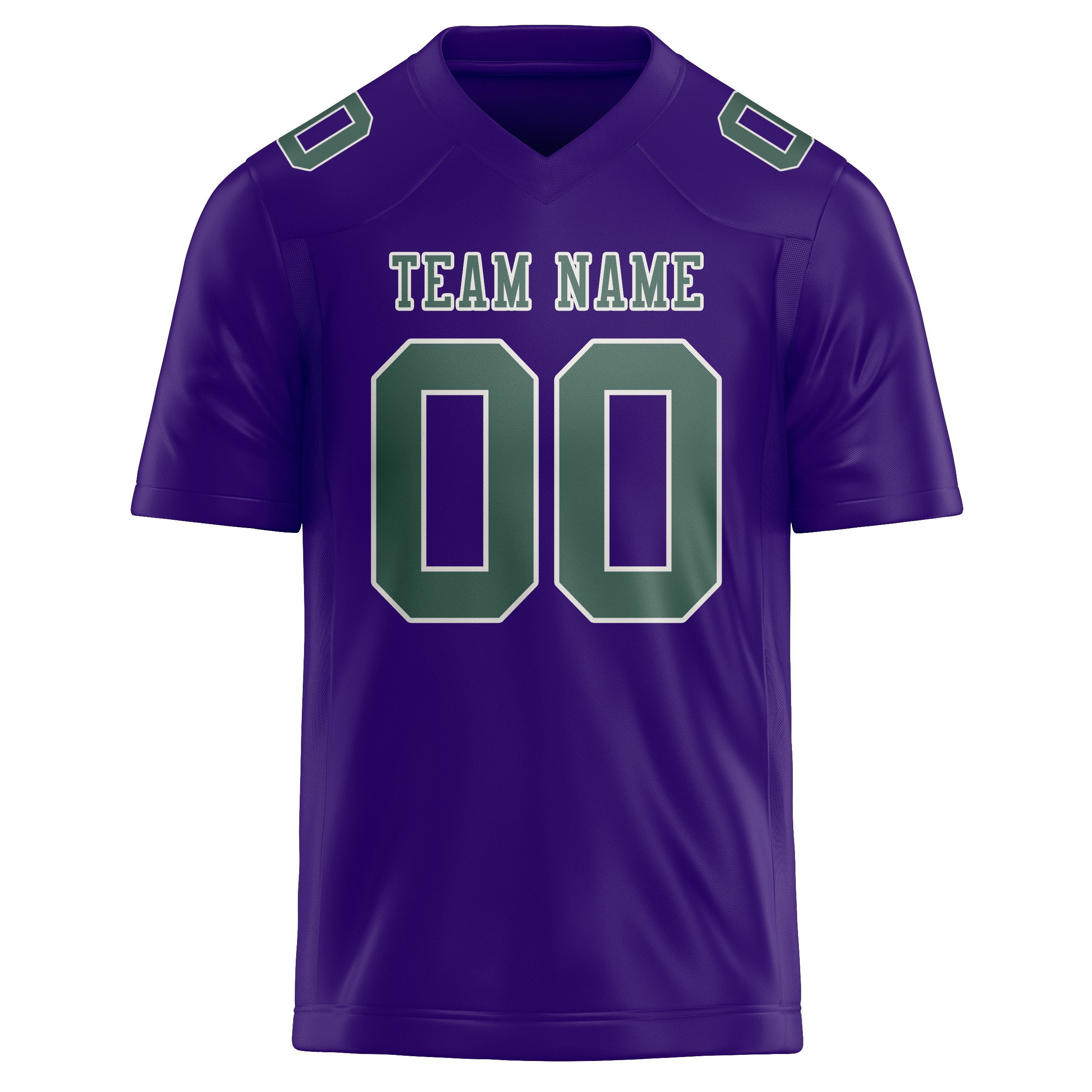 Maglia da rugby personalizzata professionale color lavanda e verde acqua