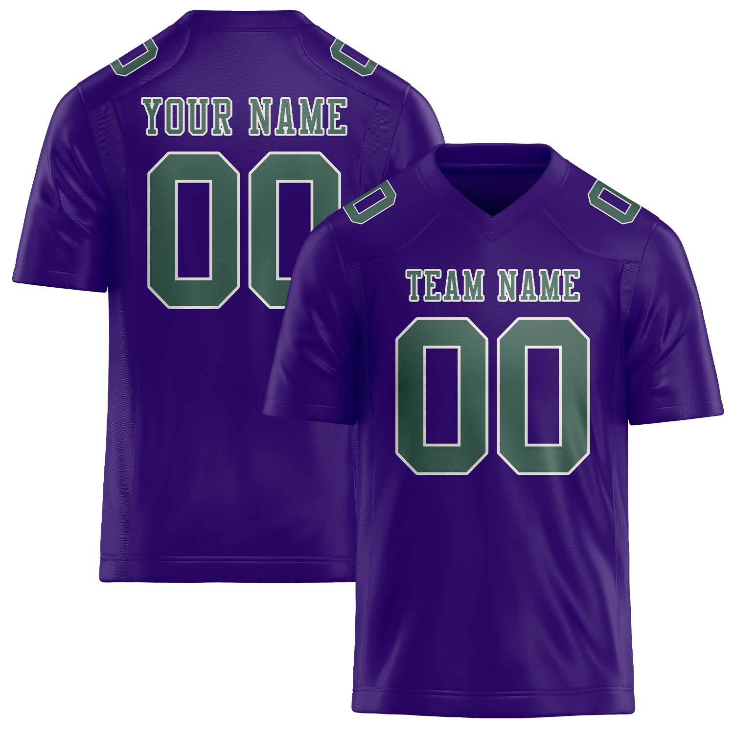 Maglia da rugby personalizzata professionale color lavanda e verde acqua
