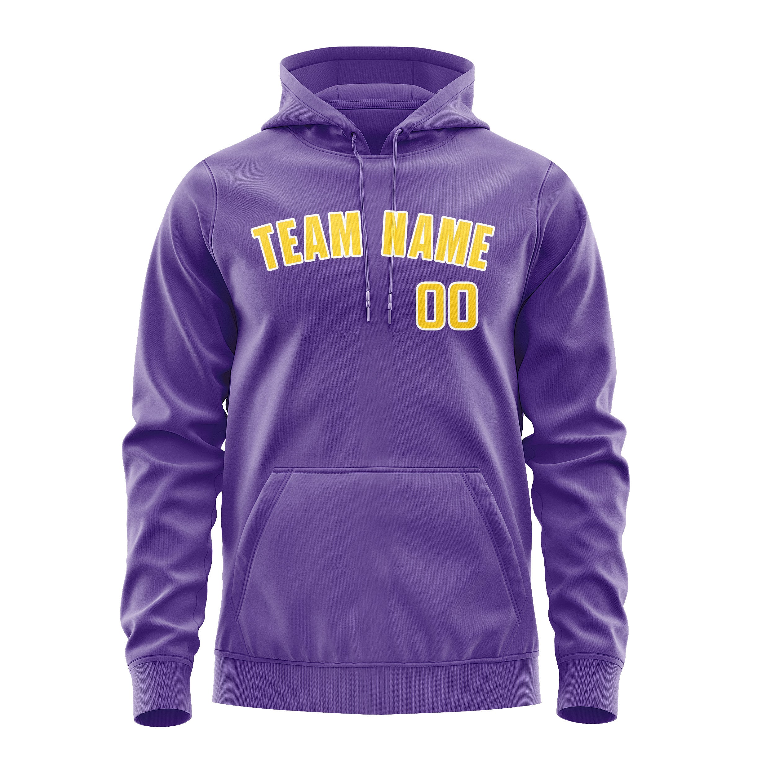 Maßgeschneidertes Lavendel Gold Hoodie