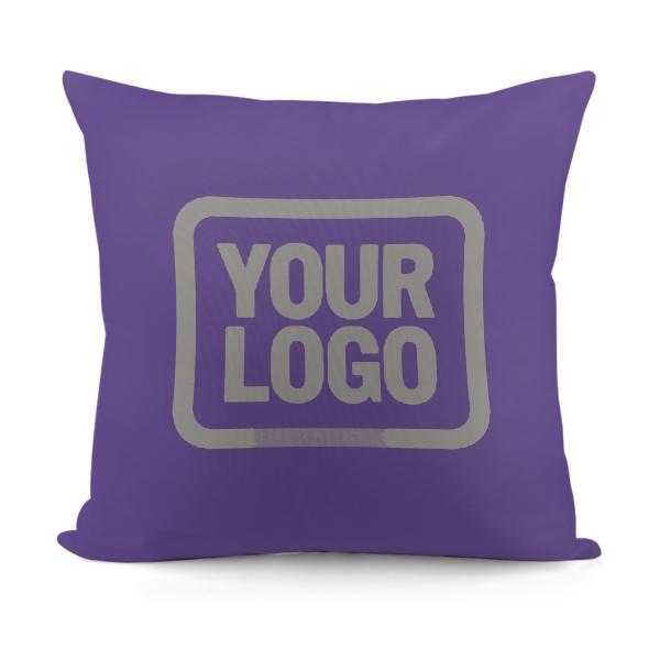Federa personalizzata color lavanda e grigio
