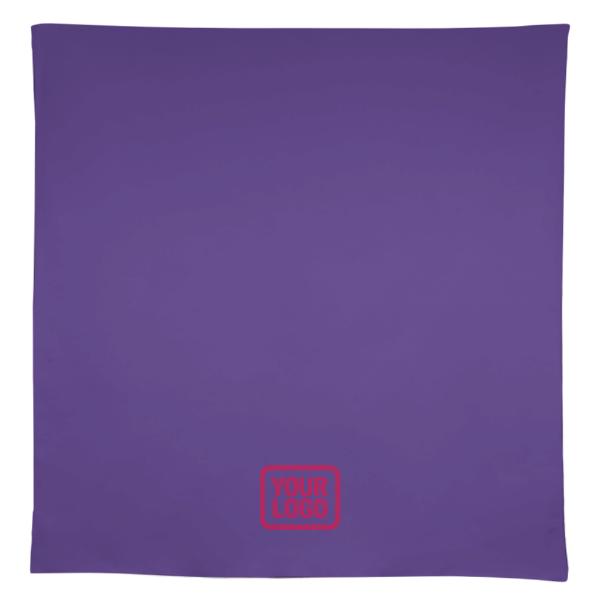 Tovaglia quadrata rosa lavanda personalizzata