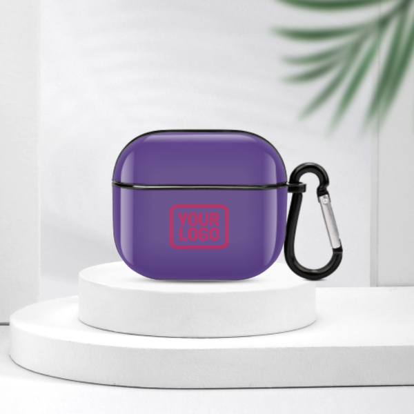 Maßgeschneidertes Lavendel Rosarot AirPods-Hülle (3. Generation)