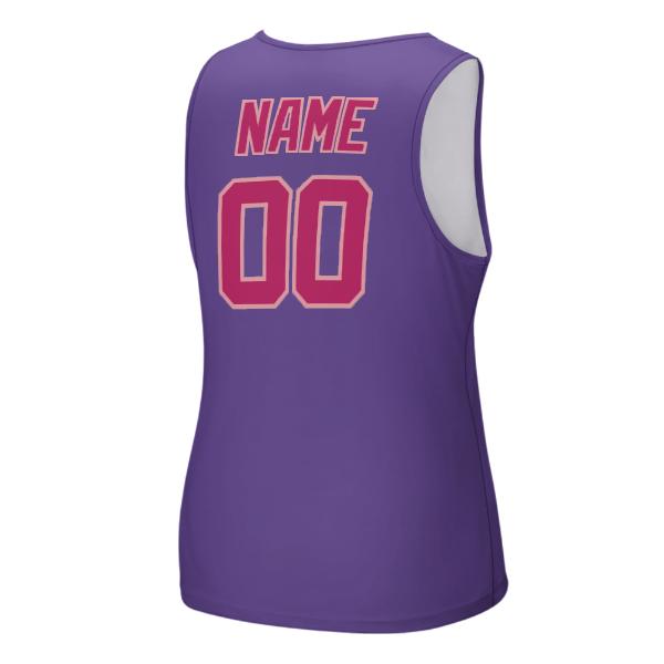 Maßgeschneidertes Lavendel Rosarot Herren Tanktop