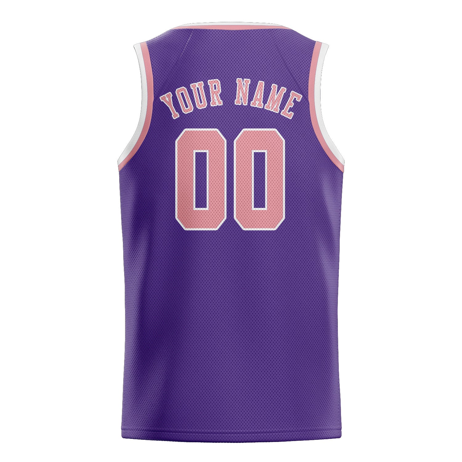 Benutzerdefiniertes Professionelles Lavendel Rosa Basketballtrikot