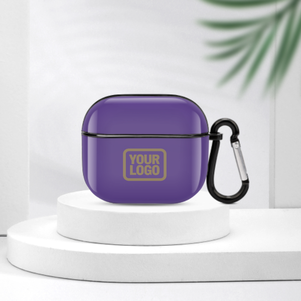 Maßgeschneidertes Lavendel Hellkhaki AirPods-Hülle (3. Generation)