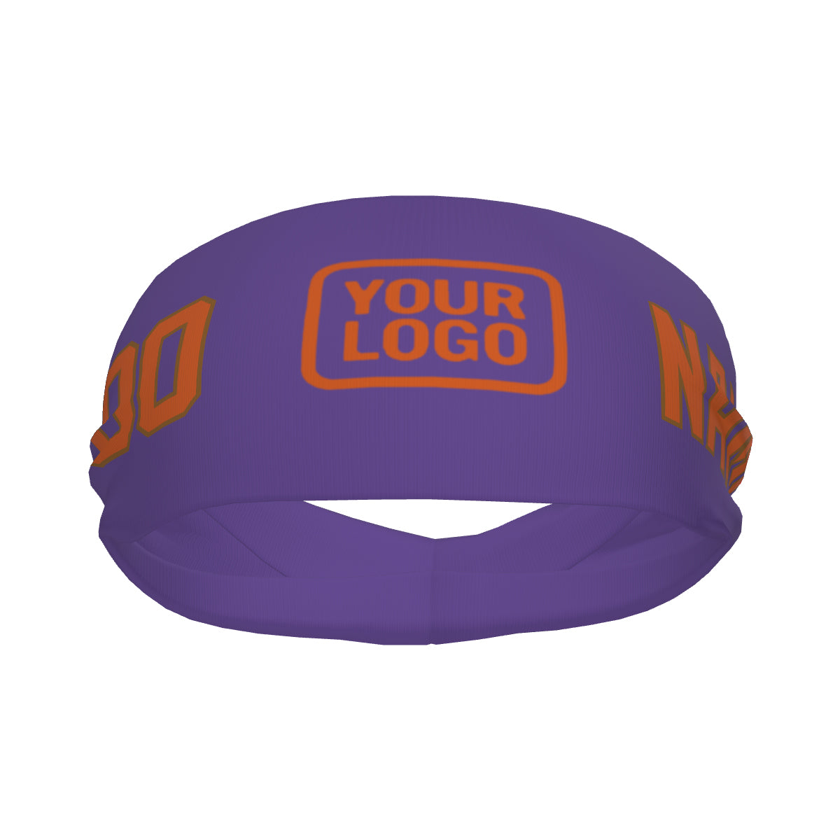 Maßgeschneidertes Lavendel Orange Sport Stirnband