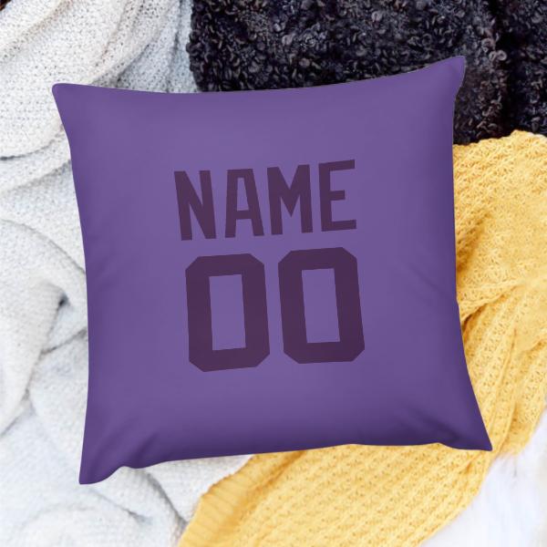 Federa personalizzata color lavanda e viola