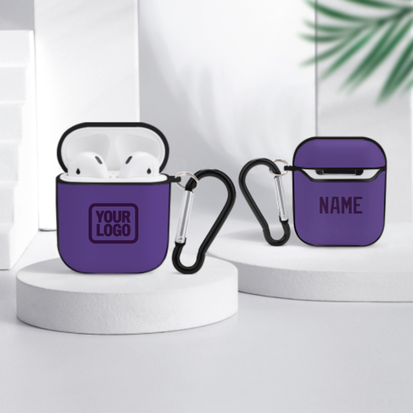 Maßgeschneidertes Lavendel Lila AirPods-Hülle