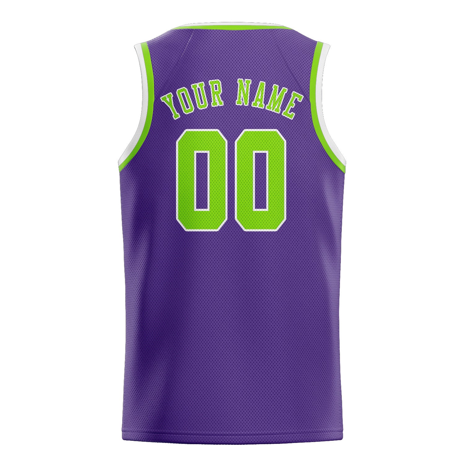 Benutzerdefiniertes Professionelles Lavendel Smaragdgrün Basketballtrikot