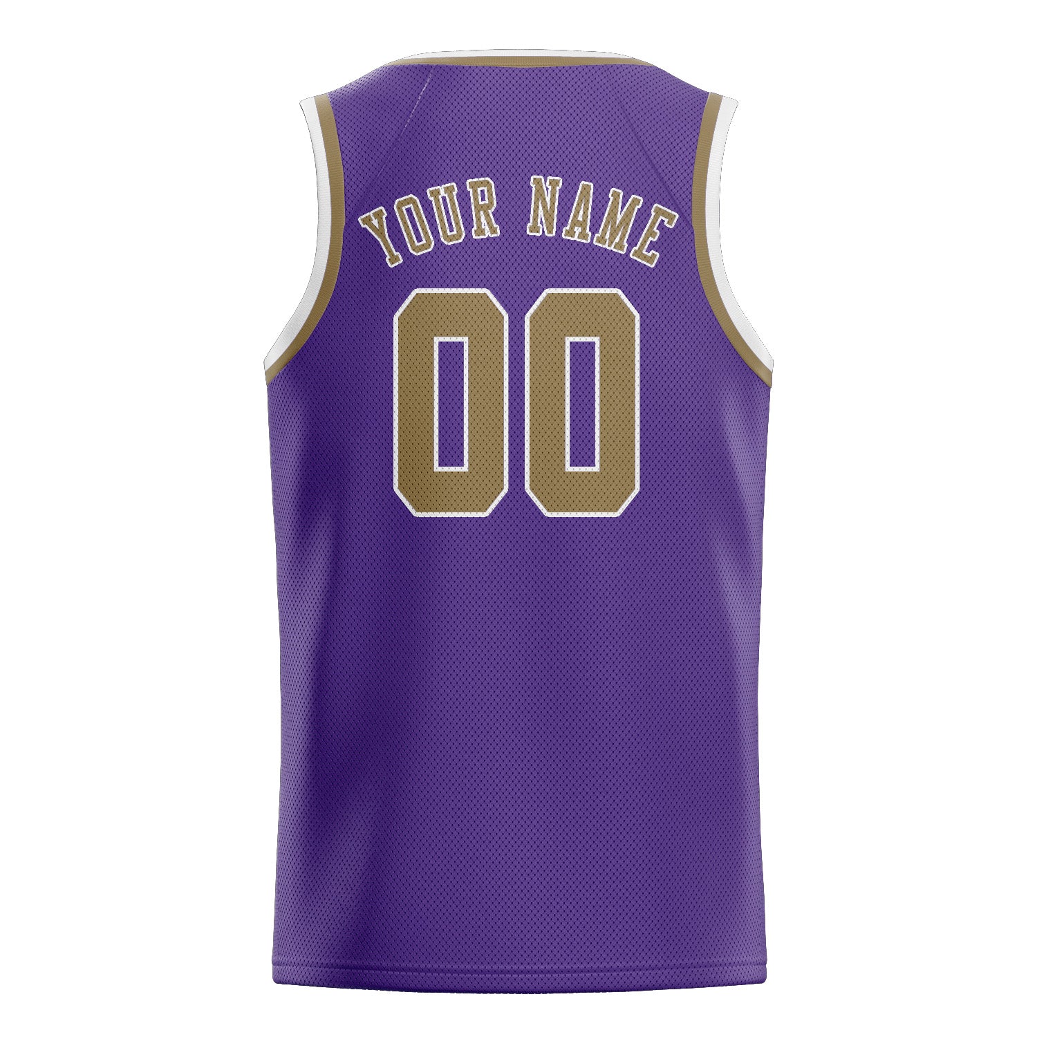 Benutzerdefiniertes Professionelles Lavendel Hellkhaki Basketballtrikot