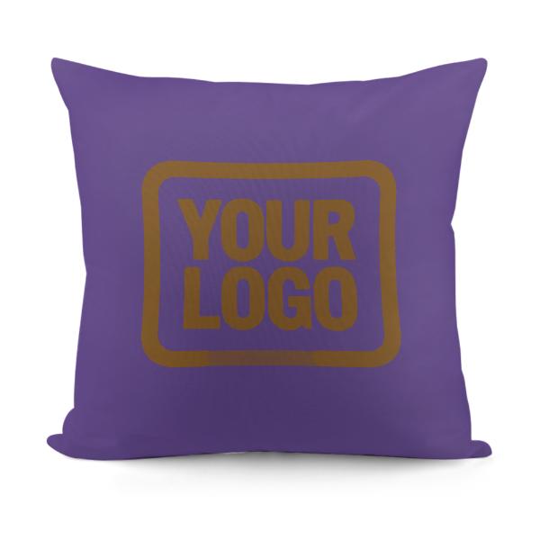 Federa personalizzata color lavanda e cachi
