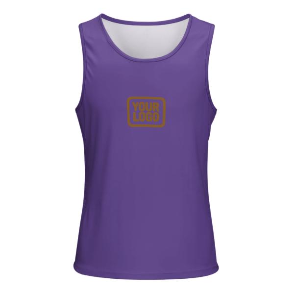 Maßgeschneidertes Lavendel Khaki Herren Tanktop