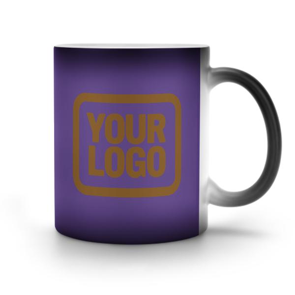 Maßgeschneidertes Lavendel Khaki Magischer Becher