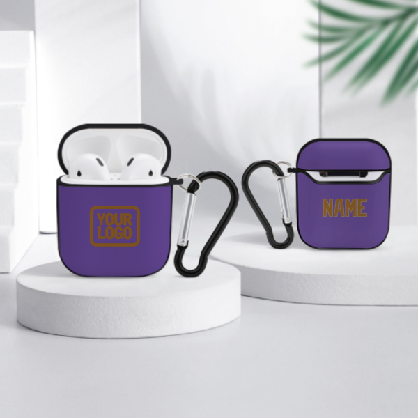 Maßgeschneidertes Lavendel Khaki AirPods-Hülle