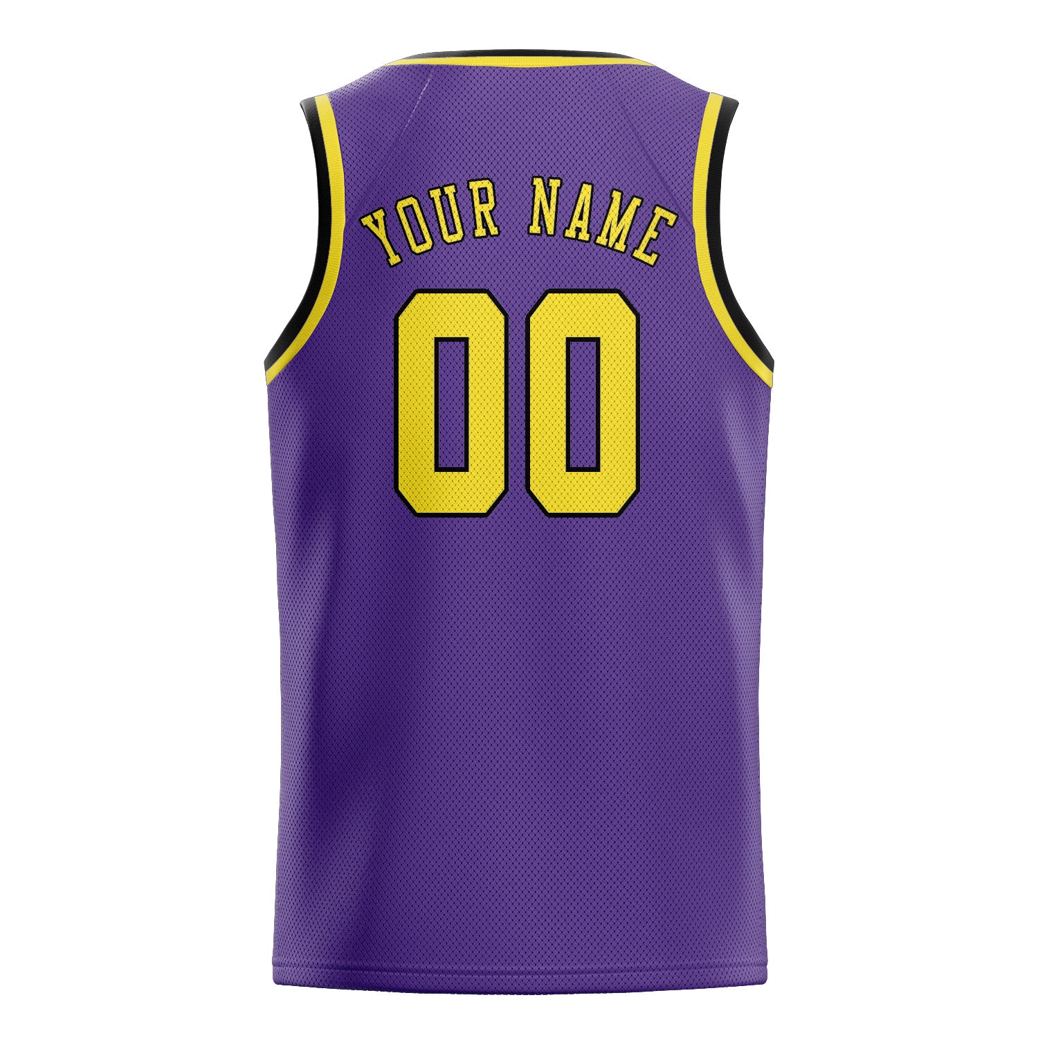 Benutzerdefiniertes Professionelles Lavendel Blassgelb Basketballtrikot